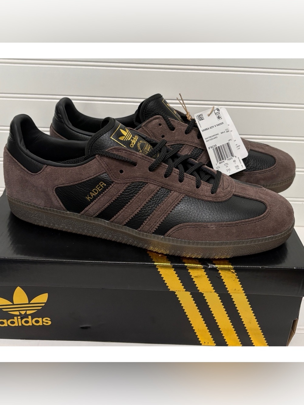 adidas Samba ADV x Kader Sylla Skateboarding Sneakers Shoes Mens Size 13 NEW